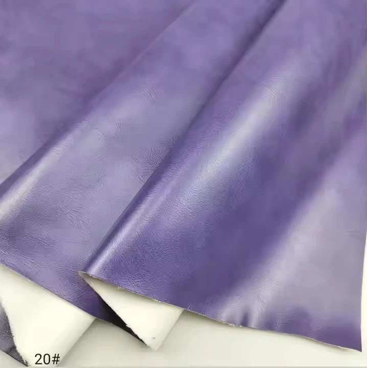 New Artificial Thickness 1.0 mm PU Leather Double-color Oily-skin Leather Fabric Imitation Leather For Shoes, Bags, Sofa, Gif