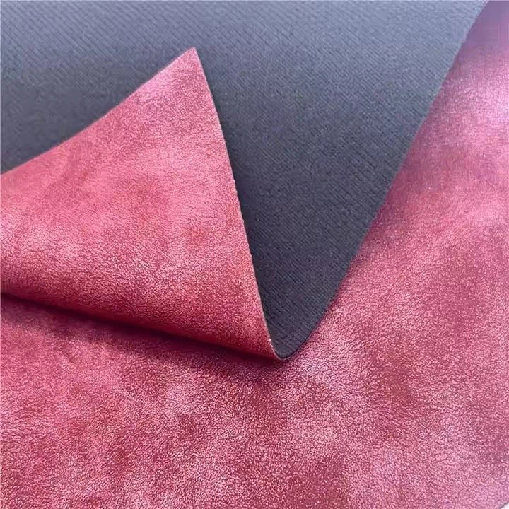 Suede Artificial Leather Smooth Surface High Quality Faux Leather For Bags Furniture Decorations