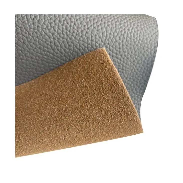 Wholesale Soft Good Quality Artificial Leather 1.0-1.2mm Lychee Sofa Leather Fabric